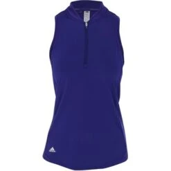 Front Page -Golf Fashion adidas primeblue racerback sleeveless polo shirt