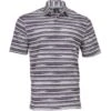 Greg Norman Continental Polo Shirt - Shark Grey Heather -Golf Fashion greg norman continental shirt