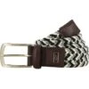 Greg Norman Multi-Color Braided Stretch Belt -Golf Fashion greg norman multi color braided stretch accessories