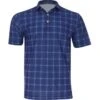 Turtleson Davis Plaid Pique Performance Polo Shirt -Golf Fashion turtleson davis plaid pique performance shirt